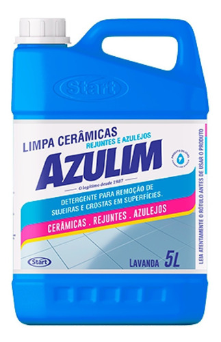 Azulim Limpa Ceramicas Rejuntes Azulejos 5l Start Quimica