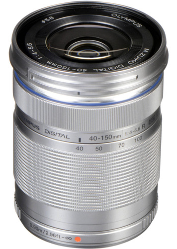 Olympus M.zuiko Digital Ed 40-150mm F/4-5.6 R Lente (silver)