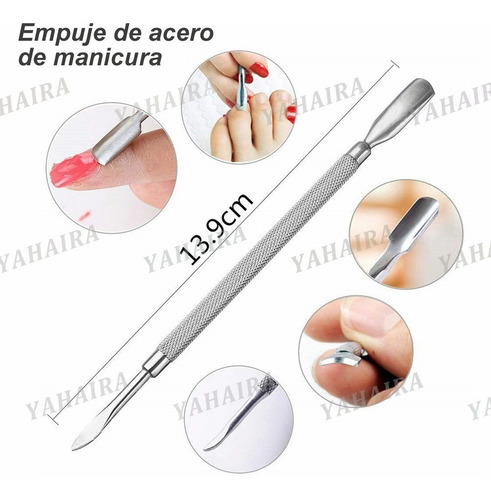 Kit Herramientas Uñas Encarnadas Set Pedicura Corta Uñas 6pz