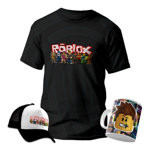 Polera + Tazon + Jockey Roblox, Pack Dia Del Niño