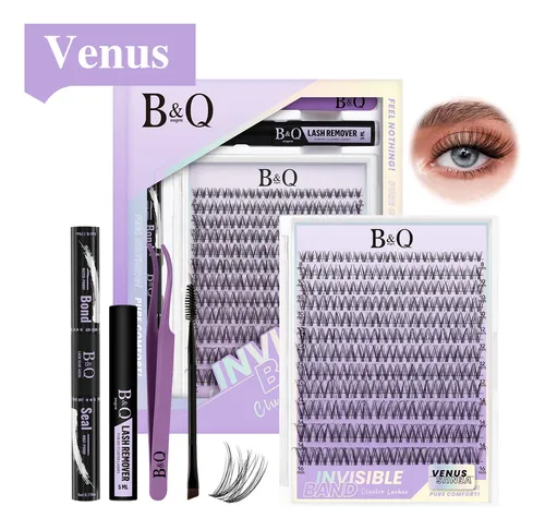 Kit de Extensões de Cílios Diy B&amp;q Classic Venus Invisível — R$ 77,99 em Mercado Livre, 35% OFF