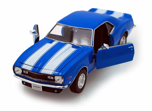 Carro A Escala Welly ( 22428) Modelo:1968 Chevy Camaro Z/28