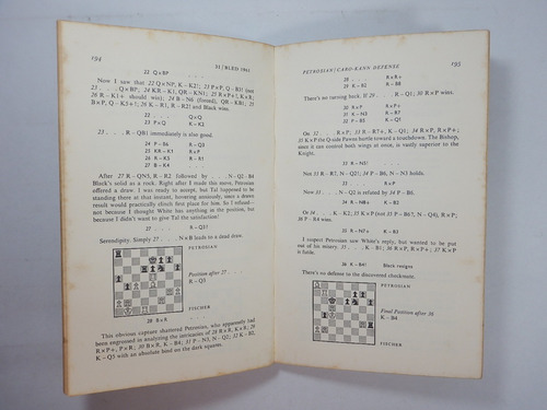 Bobby Fischer - My 60 Memorable Games - Autografado - Raríssimo (Usado)