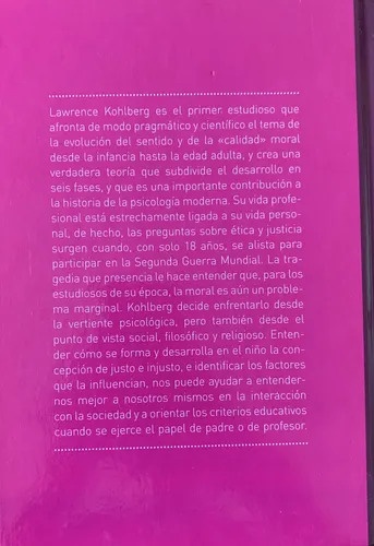 El Desarrollo Moral Lawrence Kohlberg A99 (Usado)
