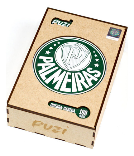 Quebra-cabeça Palmeiras Escudo Oficial P 100 Peças - Puzi