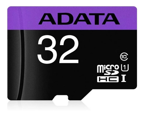 Tarjeta De Memoria Adata Ausdh32guicl10-ra1  Premier Con Adaptador Sd 32gb