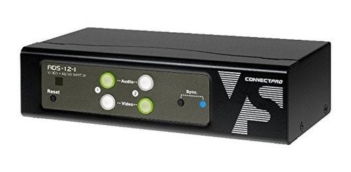 Connectpro - Interruptor De Monitor / Audio - 2 Puertos - Es