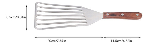 Espátula De Peixe Em Aço Inoxidável Para Cozinhar, Alça De M