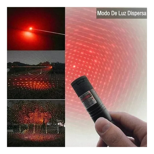 Puntero Láser Rojo De Alta Potencia Usb De 10000 M