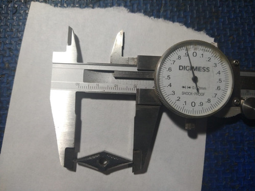 Widias Insertos Plaquitas De Metal Duro Usadas Tipo Rombo (Usado)
