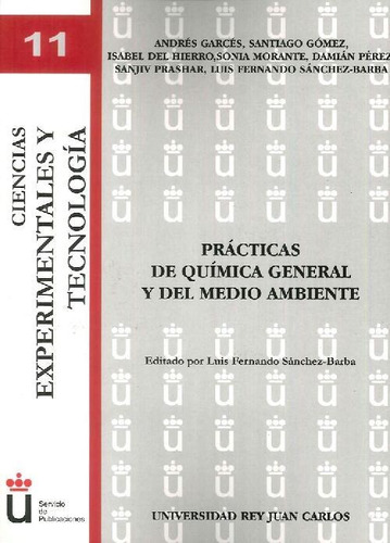 Libro Prácticas De Química General Y Del Medio Ambiente De A