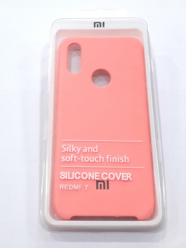 Forro Case Estuche Celular Xiaomi Redmi 7 Rosado Tienda Fisi