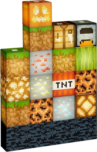 Minecraft Block, Lámpara De Construcción, 16 Bloques De Luz