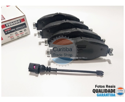 Pastilha Freio Dianteira Cerâmica Com Sensor Audi A3 Vw Golf