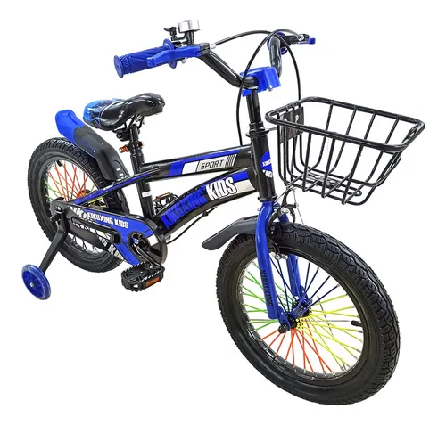 Bicicleta R16 1v Con Ruedas De Entrenamiento Edad 4 6 A os