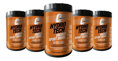 Hidratante Energética Hydrotech 1200g X 5 Shaker Whey