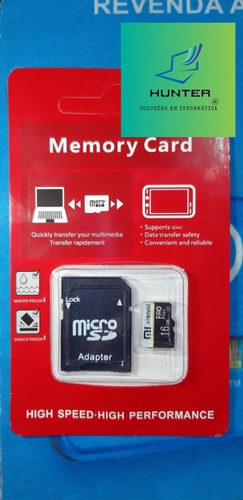 Cartão De Memória Micro Sd U3 4k Gs 16gb + Leitor