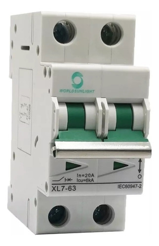 Disyuntor Automático Dc 500v 2p Bipolar