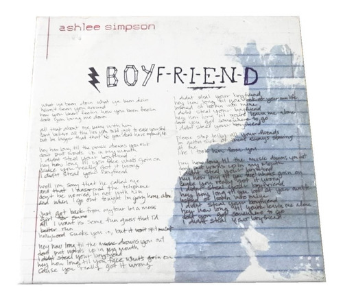 Ashlee Simpson Boyfriend Cd Sencillo Single Universal Music