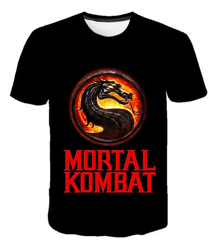 Mortal Kombat Playera 3d Talla Grande