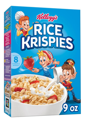 Rice Krispies, Cereal Para El Desayuno, Original, Comida Sin