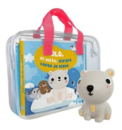 Polo Osito Atrapa Copos Nieve - Libro + Juguete Agua - Auzou