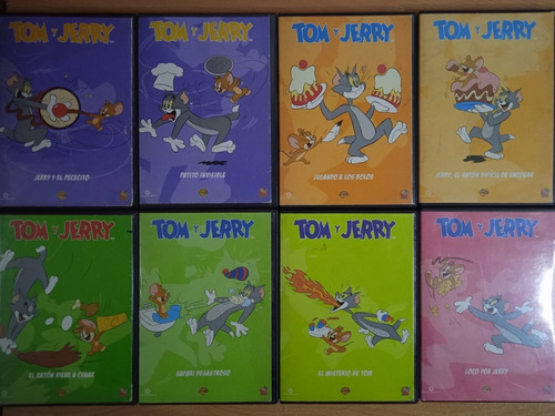 Tom Y Jerry Peliculas Dvd Coleccion De 10 Dvd Originales