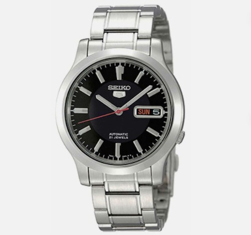 Reloj Seiko 5 Automático Snk795k1 Plateado Acero Inox Caball