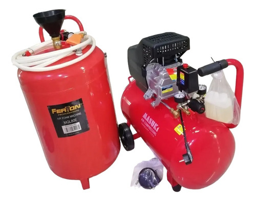 Shampunera Importada 80 Gls + Compresora 50 Lts 3 Hp Oferta