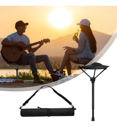 P Taburete Plegable Portátil Taburete De Camping Retráctil