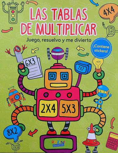Las Tablas De Multiplicar - Juego, Resuelvo Y Me Divierto, De Kreimer, Ariela. Editorial Rozini, Tapa Blanda En Español