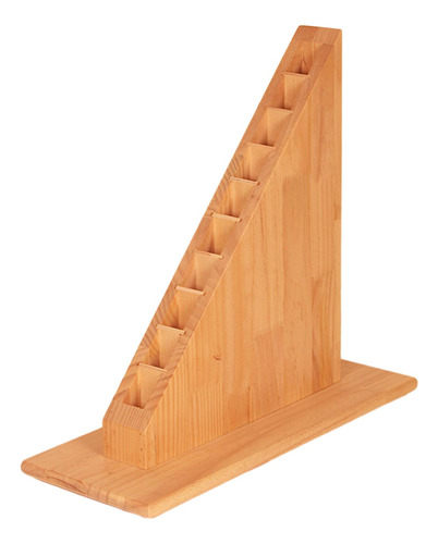 Soporte Montessori Estable, Base De Palos Largos Rojos Y