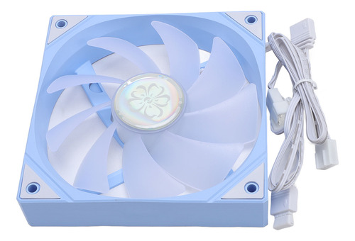 Ventilador Pwm Case De 120 Mm Argb 9 Blades Rolamento Hidráu