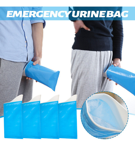 Bolsa De Orina Desechable A Prueba De Fugas, Soporte Portáti