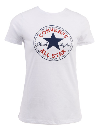 Remera Converse Moda Patch Mujer Bl Tienda Oficial