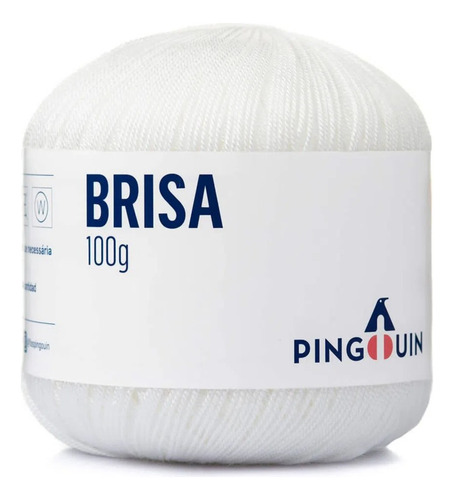 Fio Pingouin Brisa 100% Acrílico - 500m - 100g Cor Branco 0002