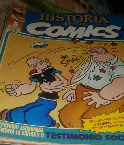 Revista Historia De Los Cómics Fascículo N5 Popeye Brutus