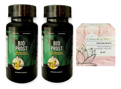 Packpareja: Bioprost X2 Original Hombre+crema Facial (mujer)