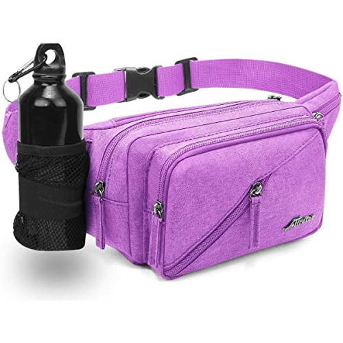 Fanny Pack For Men&women With Shrinkable Bottle Cages,w...