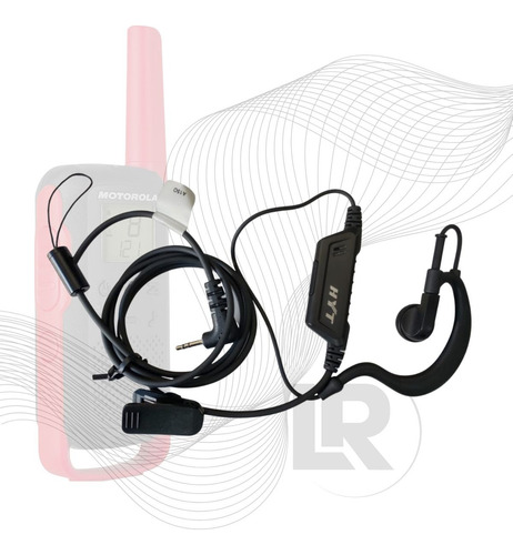 Kit 9 Fone Ptt Microfone Rádio Resistent Hytera Tc320 T210br