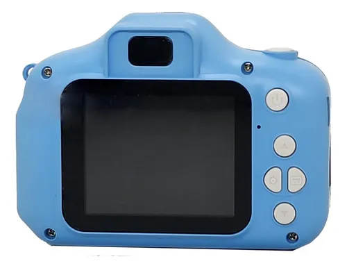 Cámara Digital Esencial Para Niños Azul Con Tarjeta Microsd
