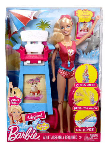 Barbie Salvavidas Con Accesorios Muñeca Original Mattel
