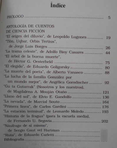 Capanna Pablo (comp)/ El Cuento Argentino De Ciencia Ficcion