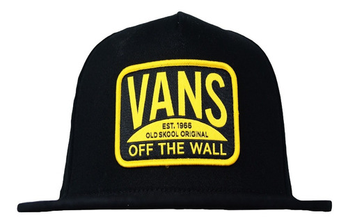 Gorra Cap Vans Snapback Vn0a5kj3blk Black Original Classic