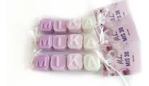 Comprar Souvenirs De Jaboncitos En Forma De Letras X 15 De 3 Letras