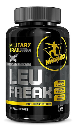 Bcaa Amino Military Trail Leu Freak 120 Cáps - Midway