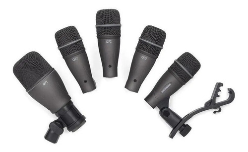 Imagem 1 de 2 de Kit De Microfones Para Bateria Com 5 Peças Samson Dk705