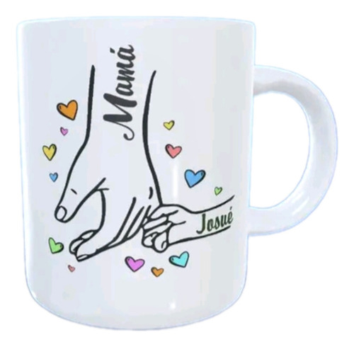 Taza Plástica Personalizada Mama Madre Hijos Hermanos  Hj1