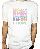 Comprar Remera Bts Suga Jimin V - Aesthetic Kpop Unisex Bt21