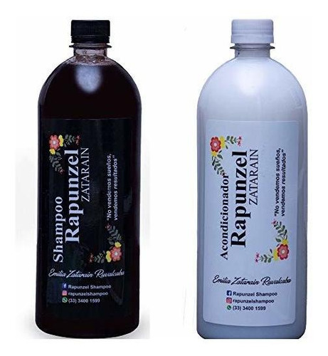 Shampoo Rapunzel Zatarain Y Acondidionador Original Cello De